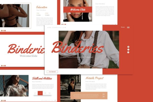 Binderies Portfolio Presentation: A Versatile Design Asset