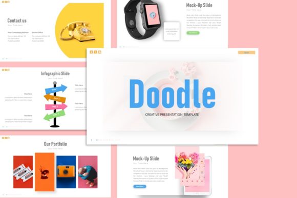 Doodle Creative Presentation Template: Elevating Visual Storytelling in Modern Business