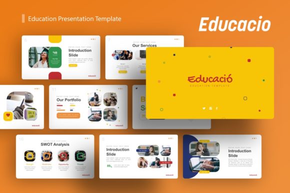Educacio Education Presentation Template: A Strategic Asset for Professional Communication