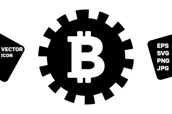 Elevating Digital Asset Design with the Bitcoin Icon Vector Crypto Symbol