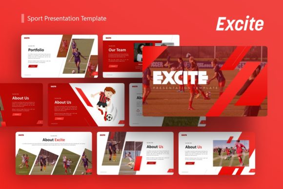 Elevating Visual Storytelling: Introducing the Excite Sport Presentation Template for Modern Professionals