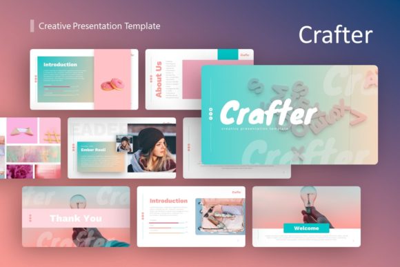 Elevating Visual Storytelling: Why the Crafter Creative Presentation Template Matters in Modern Business