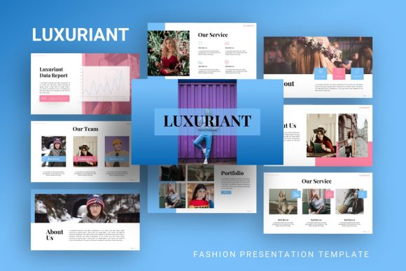 Elevating Visual Storytelling with the Luxuriant Fashion Presentation Template