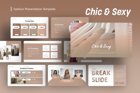 Evaluating the Chic Sexy Fashion Presentation Template for Professional Use
