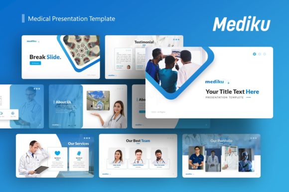 Evaluating the Mediku Medical Presentation Template for Professional Use