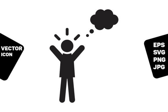 Idea Icon Vector Male Person Profile Assets