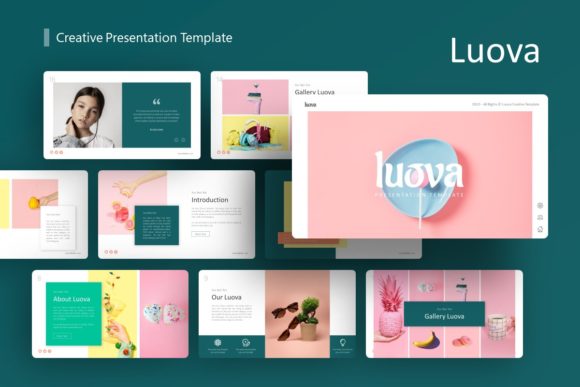 Luova Creative Presentation Template: A Strategic Asset for Professional Communication