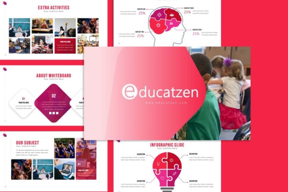 Presentation Template - Educatzen: A Versatile Tool for Modern Visual Communication
