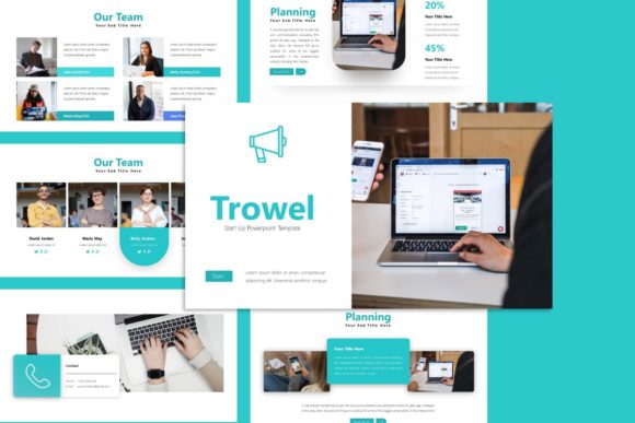 Presentation Template - Start Up: A Practical Resource for Modern Pitch Decks and Profiles