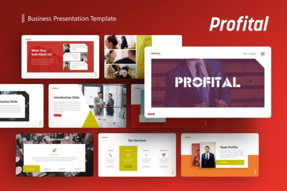 Profital Business Presentation Template: A Practical Asset for Modern Visual Storytelling