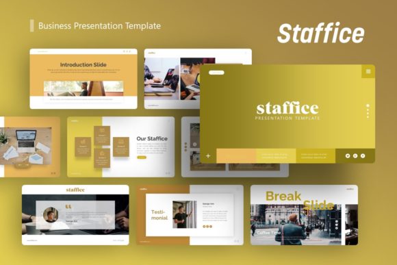 Staffice Business Presentation Template: A Structural Framework for Modern Visual Communication