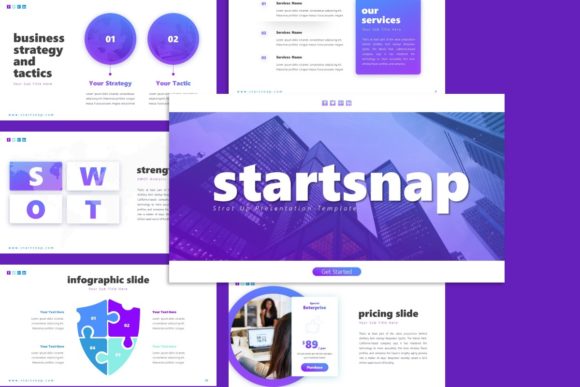 Starsnap Business Presentation Template Guide