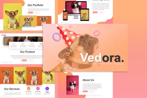 Vedora Creative Presentation Template for Modern Brands